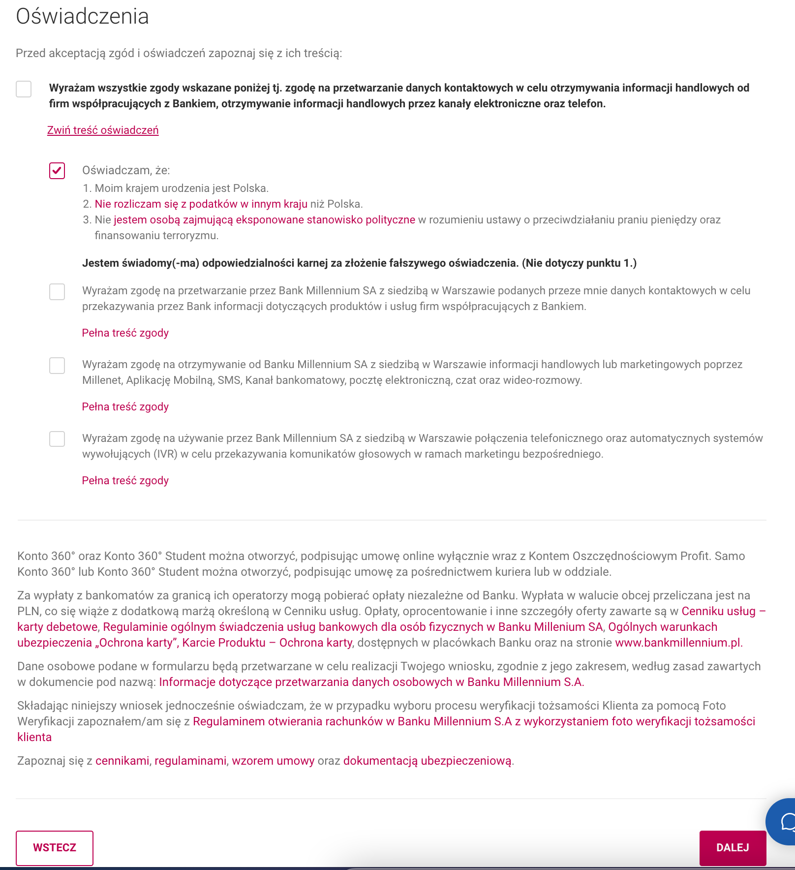 Jak założyć konto w Santander - Krok 2b.